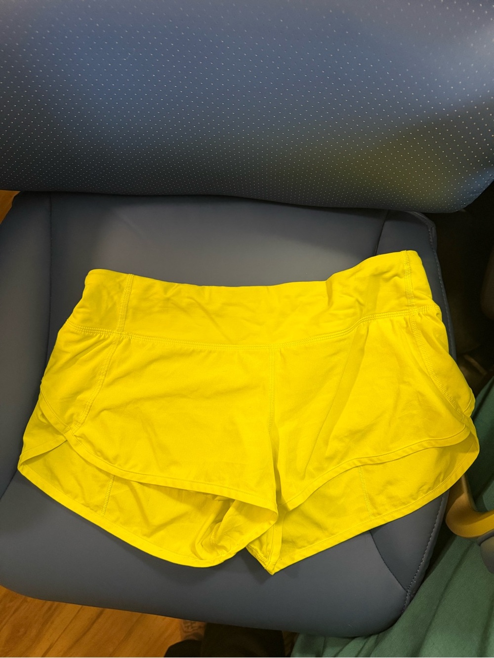 Lululemon Speed Up Running Shorts Yellow